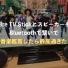 Fire TV StickとスピーカーをBluetoothで繋いで音楽鑑賞したら最高過ぎた